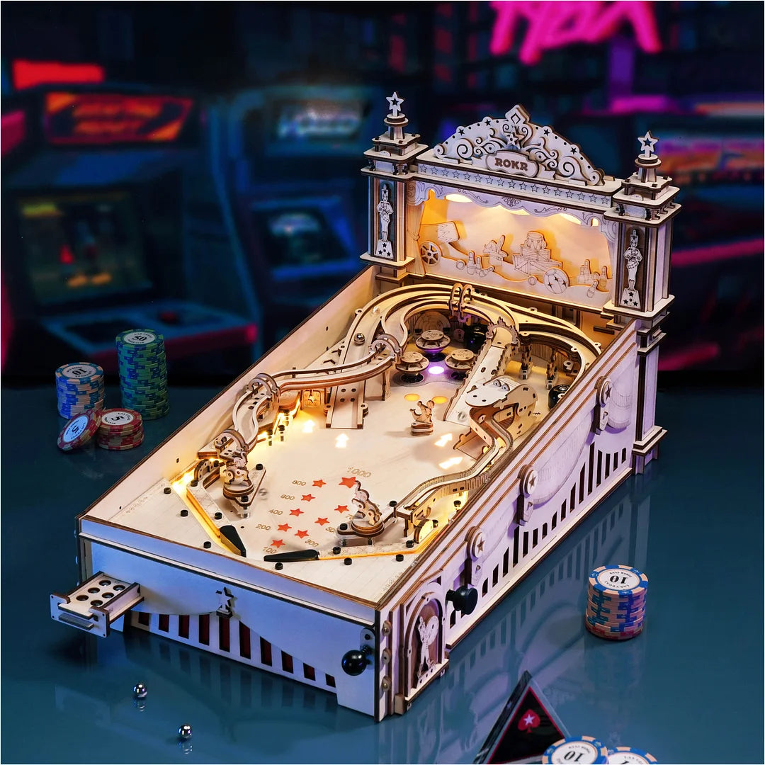 3 D Pinball Machine Flipper