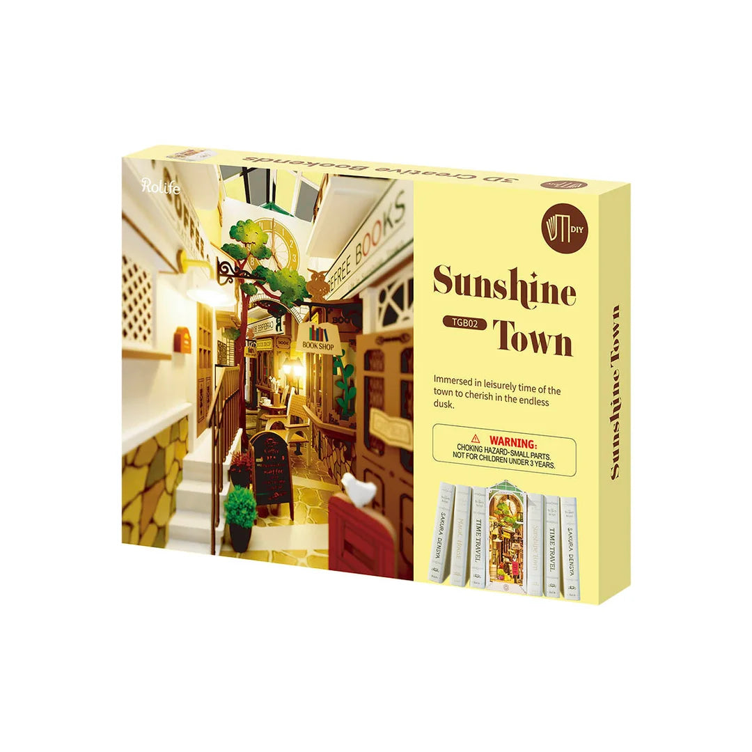 Sun City Book Nook Sonnenschein Stradt Diorama